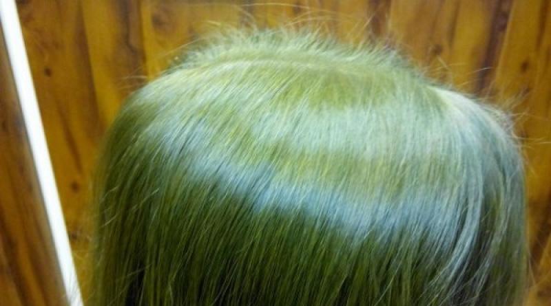 Как убрать зеленый оттенок волос после окрашивания?